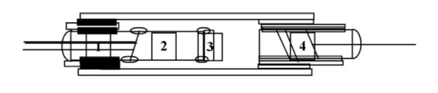 现有技术中三端口WDM的结构示意图 - 广西科毅光通信