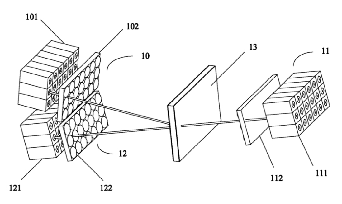阵列式WDM结构示意图 - 广西科毅光通信
