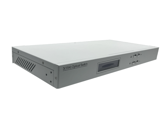 3-1×4 机架式光开关产品侧面图 - 科毅光开关