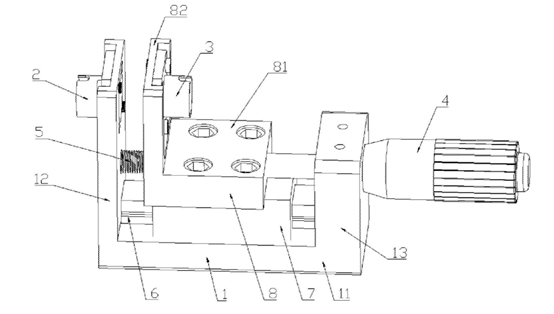 机械式光衰减器部件装配图 