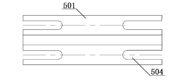 二氧化碳激光光开关镜座支架俯视图 - 广西科毅光通信