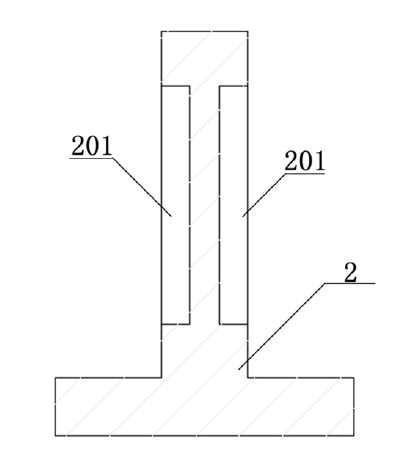 二氧化碳激光光开关反射镜座剖视图 - 广西科毅光通信