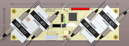 2×2b光开关4路延迟模块的光路结构示意图 - 广西科毅光通信